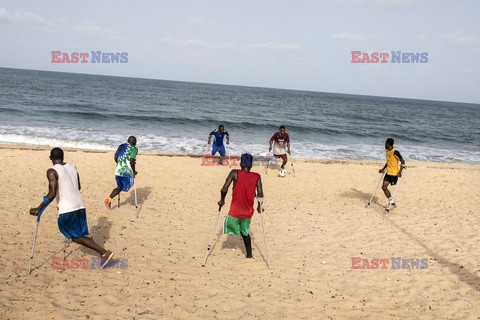 Amp futbol w Sierra Leone - AFP