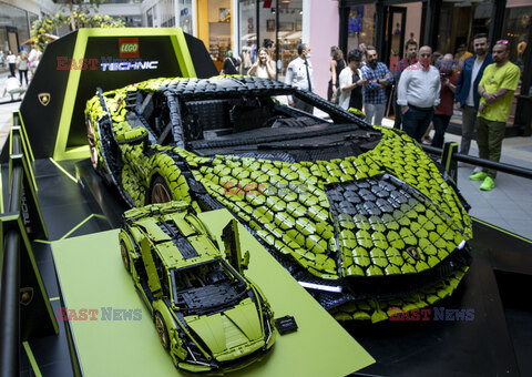 Lamborghini z klocków lego