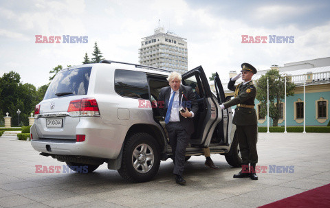 Boris Johnson z wizytą w Kijowie