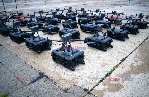 Prezentacja dronów dla ukraińskiej armii
