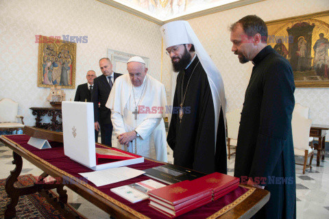 Spotkanie papieża Franciszka i metropolity moskiewskiego Antoniego