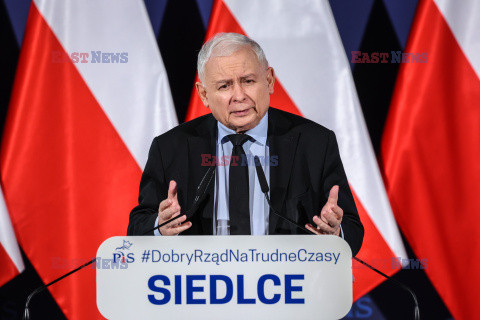 Jarosław Kaczyński w Siedlcach