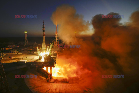 Start rakiety Sojuz MS-22