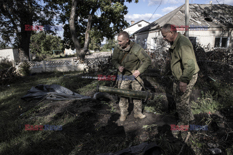 Amunicja pozostawiona przez Rosjan w Bałakliji