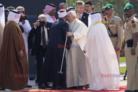 Papież Franciszek z wizytą w Bahrajnie