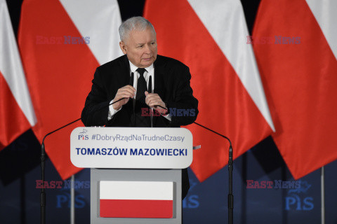 Jarosław Kaczyński w Tomaszowie Mazowieckim
