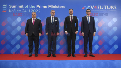 Premier Morawiecki na szczycie grupy Wyszehradzkiej w Koszycach