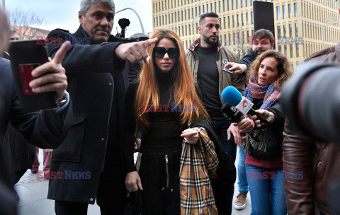 Shakira i Gerard Pique przed sądem w Barcelonie