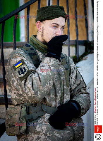 Wojna w Ukrainie - Ukraińscy żołnierze w Sołedarze
