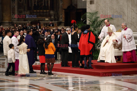 Msza pod przewodnictwem papieża z okazji święta Najświętszej Maryi Panny z Guadalupe
