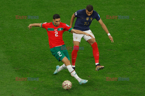 MŚ 2022 1/2 finału Francja - Maroko