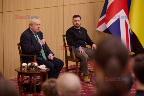 Boris Johnson odwiedził Ukrainę