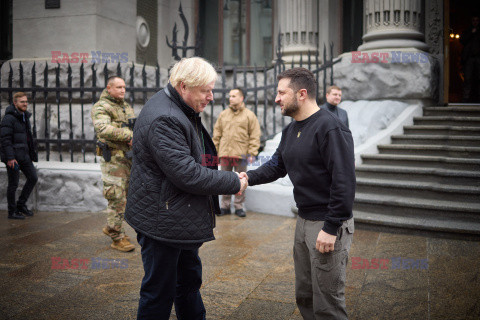 Boris Johnson odwiedził Ukrainę