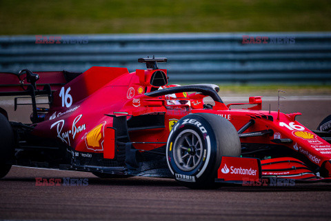 Testy Ferrari w Fiorano