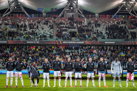1/8 finału LE mecz Szachtar Donieck - Feyenoord Rotterdam