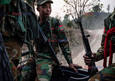 Etniczna grupa rebeliantów w północnej Mjanmie - AFP