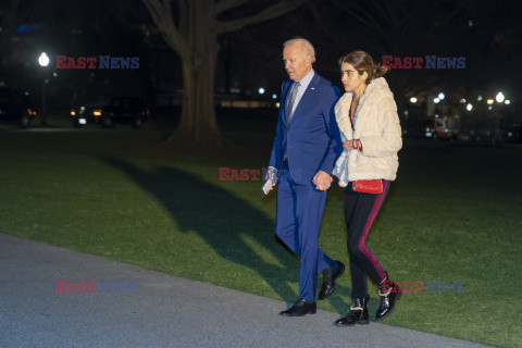 Prezydent Biden z wnuczką