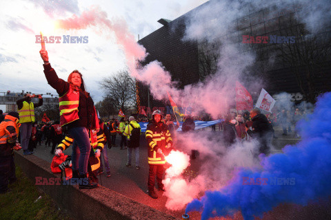 Protesty przeciwko reformie emerytalnej we Francji