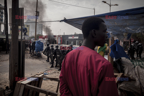 Protesty w Dakarze