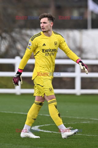 Hubert Graczyk w zespole do lat 21 Arsenalu