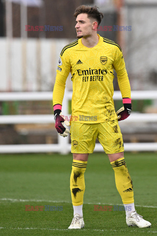 Hubert Graczyk w zespole do lat 21 Arsenalu