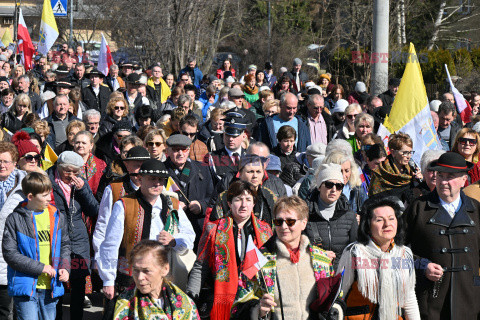 Nowy Targ - marsz w obronie dobrego imienia Jana Pawła II