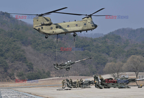 Wspólne ćwiczenia żołnierzy koreańskich i amerykańskich