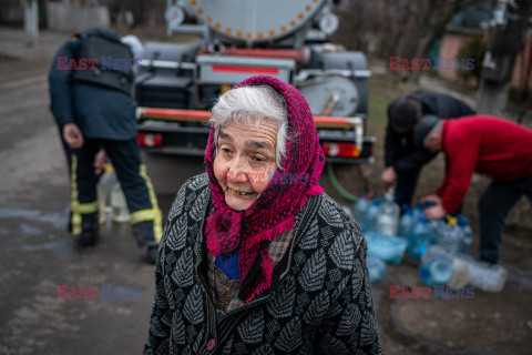 Wojna w Ukrainie - życie w wioskach położonych blisko frontu