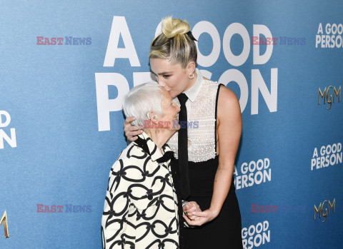 Florence Pugh z babcią na premierze filmu A Good Person