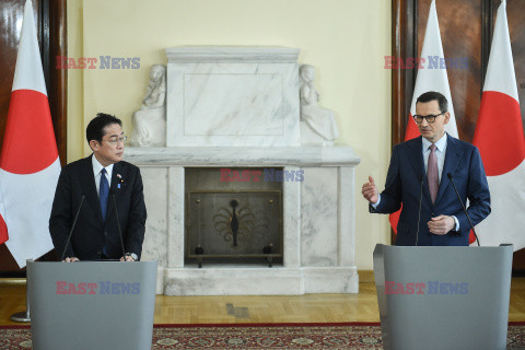 Premier Japonii z wizytą w Polsce