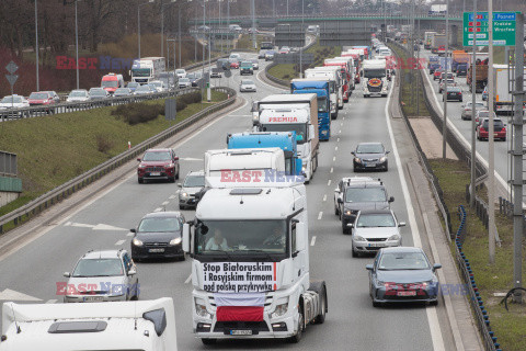 Strajk ostrzegawczy branży transportowej