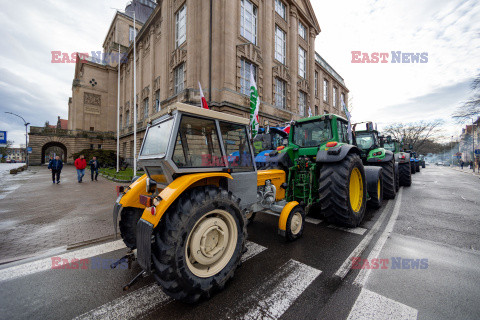 Protest Rolników w Szczecinie