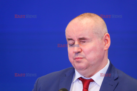 Briefing prasowy wiceministra Pawła Wdówika