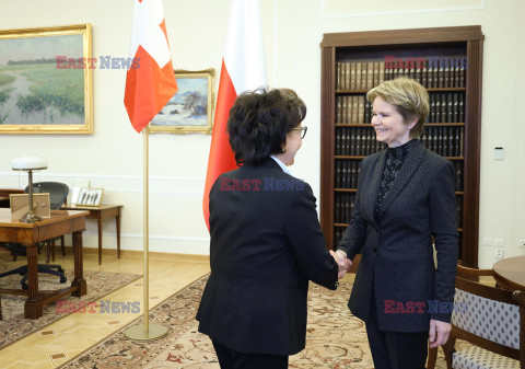 Przewodnicząca Rady Kantonów Szwajcarii z wizytą Warszawie