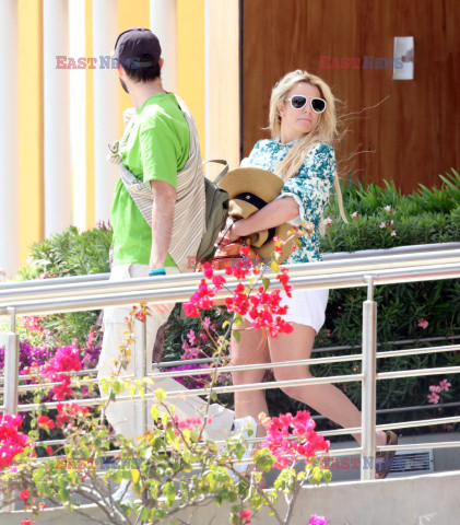 Britney Spears z menadżerem w Meksyku