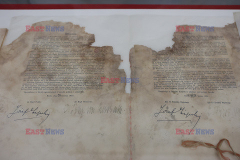 Traktat ryski trafił do Archiwum Akt Nowych