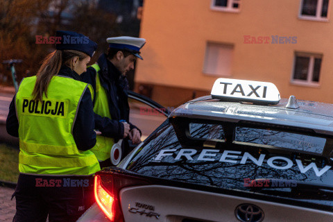Policja w Zielonej Górze kontrolowała kierowców taksówek