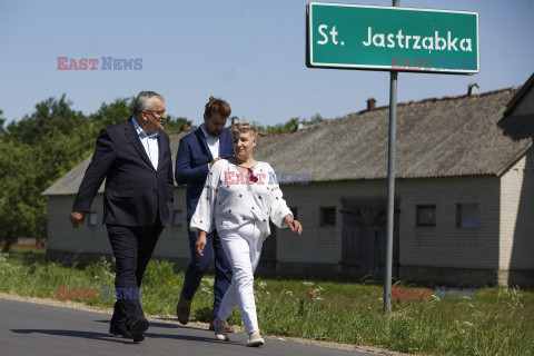 Minister infrastruktury w powiecie łomżyńskim