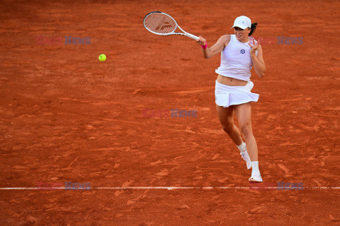 Iga Świątek w meczu o ćwierćfinał Roland Garros