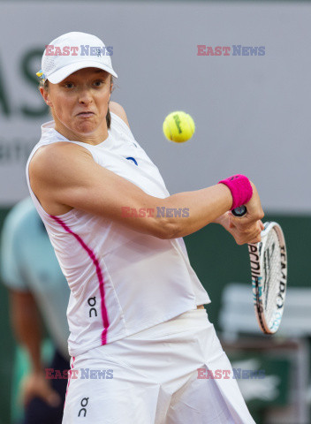 Iga Świątek w meczu o ćwierćfinał Roland Garros
