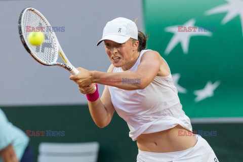Iga Świątek w meczu o ćwierćfinał Roland Garros