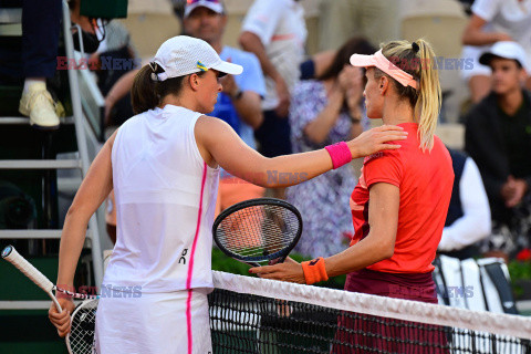 Iga Świątek w meczu o ćwierćfinał Roland Garros