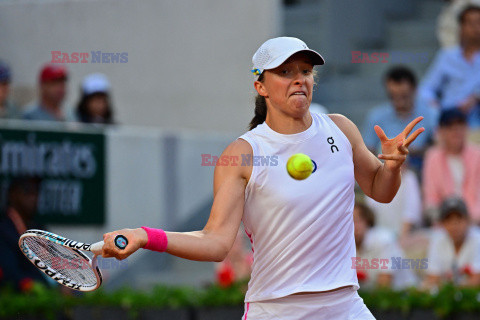 Iga Świątek w meczu o ćwierćfinał Roland Garros