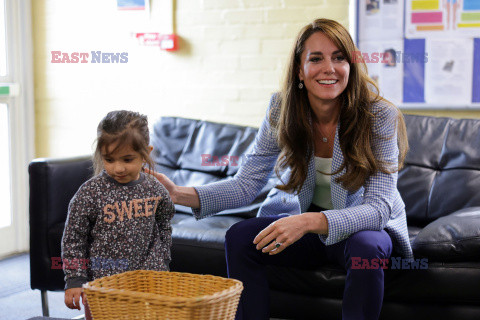 Księżna Walii z wizytą w centrum pomocy rodzinie