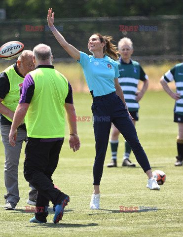 Księżna Kate gra w rugby