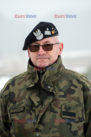 Szkolenie żołnierzy z Ukrainy na poligonie w Wędrzynie