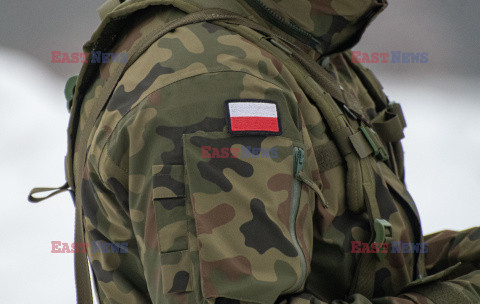 Szkolenie żołnierzy z Ukrainy na poligonie w Wędrzynie
