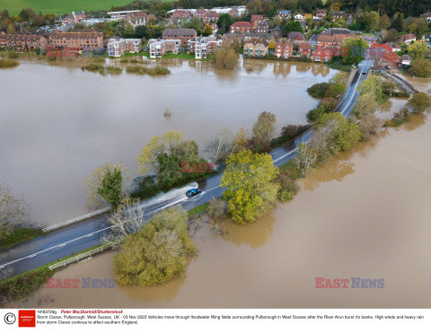Orkan Ciaran uderza w Europę