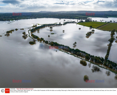 Orkan Ciaran uderza w Europę