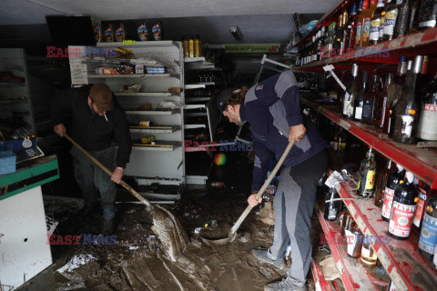 Orkan Ciaran uderza w Europę